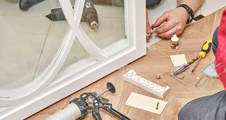 Interior Patio Door Casing Repair in Fleming Island, FL
